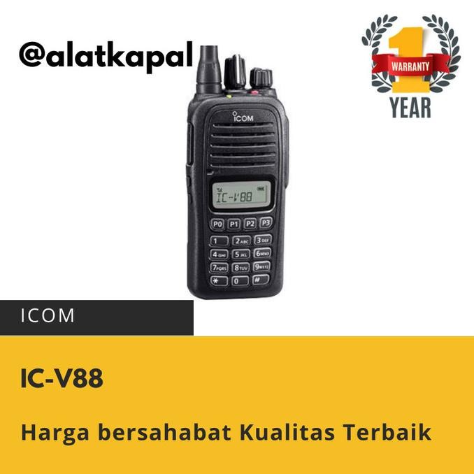 READY STOCK Icom HT IC - V88 ORIGINAL ICOM MADE IN JAPAN -2701c