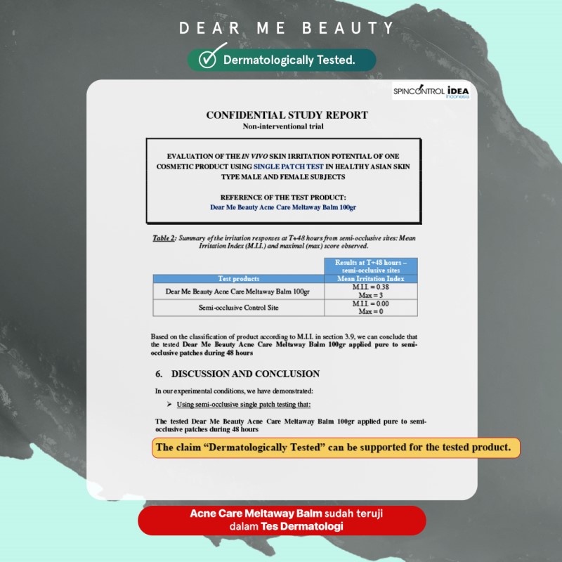 Dear Me Beauty Acne Series - Acne Care Meltaway Balm