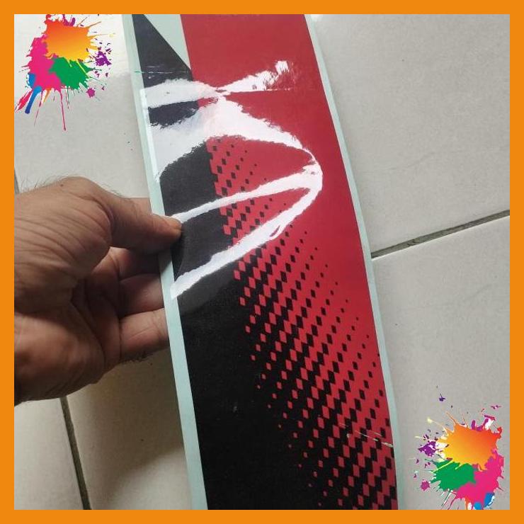 

stiker body raize merah hitam original [hcm]