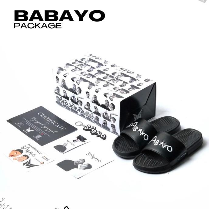 Promo Sandal Slide Maximall X Babayo Black Series