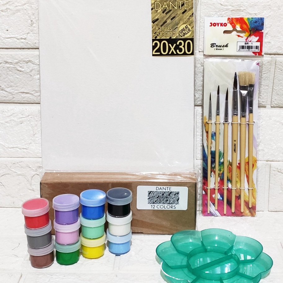 

Model Terkini PAKET MELUKIS SET Kanvas 20X30 Kuas Palet Model Baru