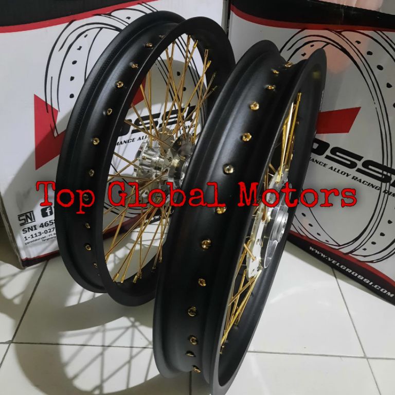 SALE Velg Jari jari RX King Ring 17 / Ring 18 Tapak Lebar Depan Belakang