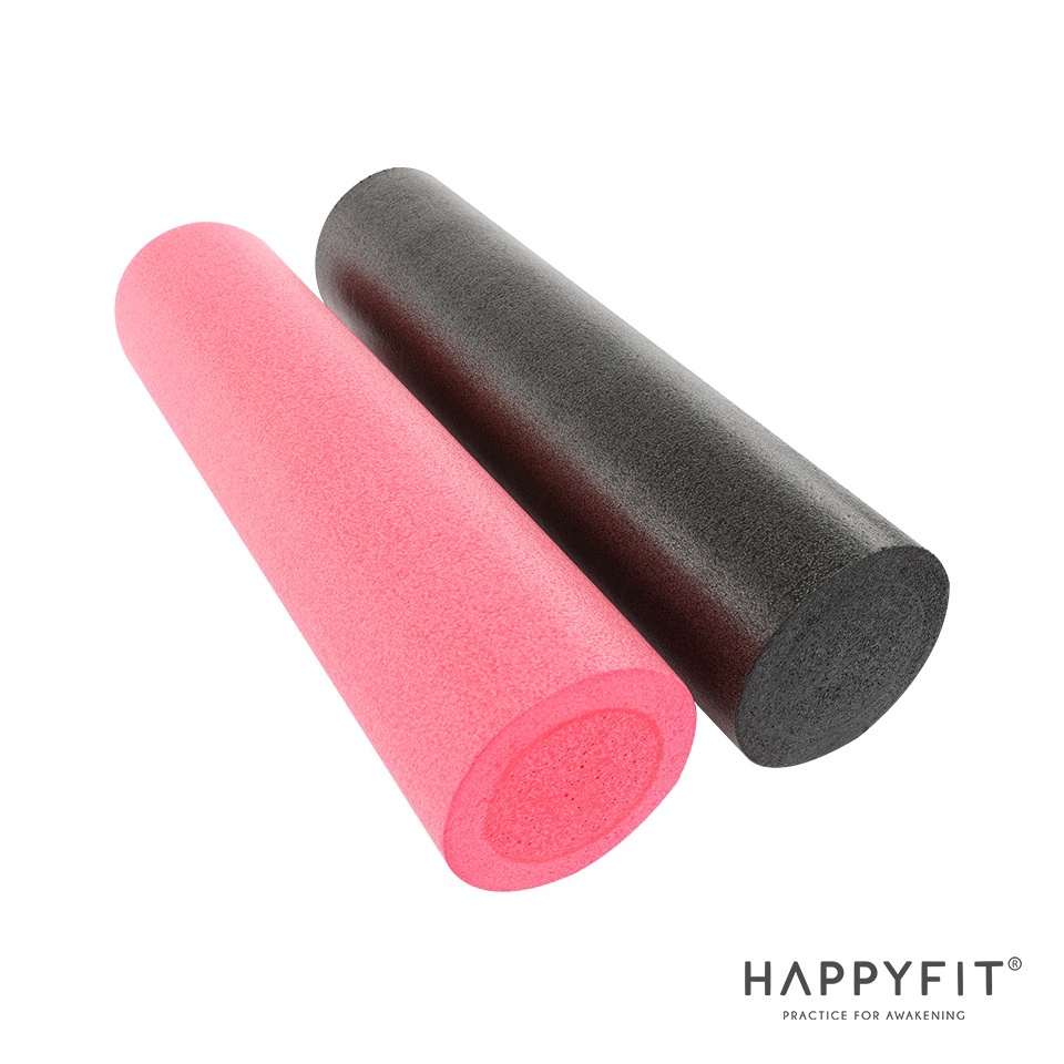 REKOMENDASI HAPPYFIT - EVA Foam Yoga Roller 60 CM / Roll Yoga Massage / Yoga Roller / Foam Roller