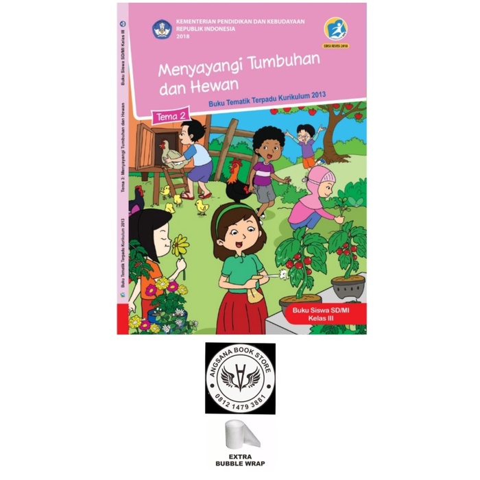 MUST HAVE BUKU TEMATIK PAKET TEMA LENGKAP + PAI KELAS 3 SD PENERBIT KEMENDIKBUD TERBARU