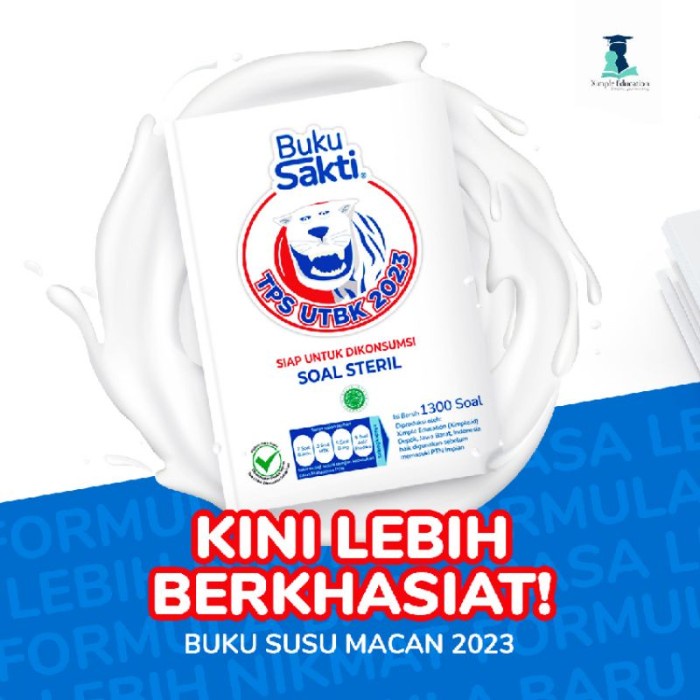 FLASH SALE BUKU SAKTI TPS UTBK SNBT 2023 BUKU TPS SUSU MACAN TERMURAH