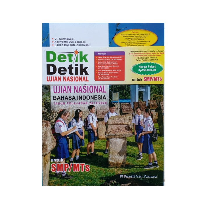 

NEW PROMO!!! Paket Buku UN Detik Detik Smp 2020 Intan Pariwara