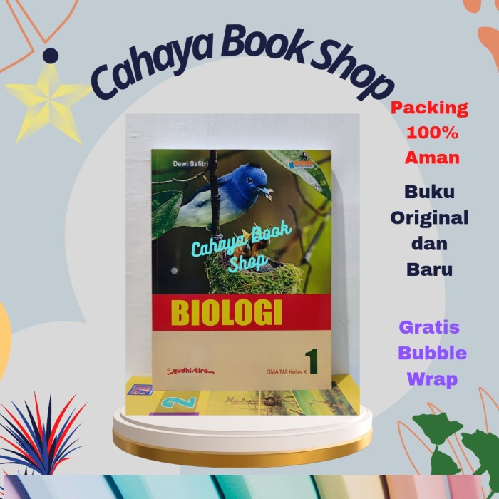 HOT SALE BUKU BIOLOGI KELAS 10,11,12 SMA KURIKULUM MERDEKA YUDHISTIRA TERMURAH