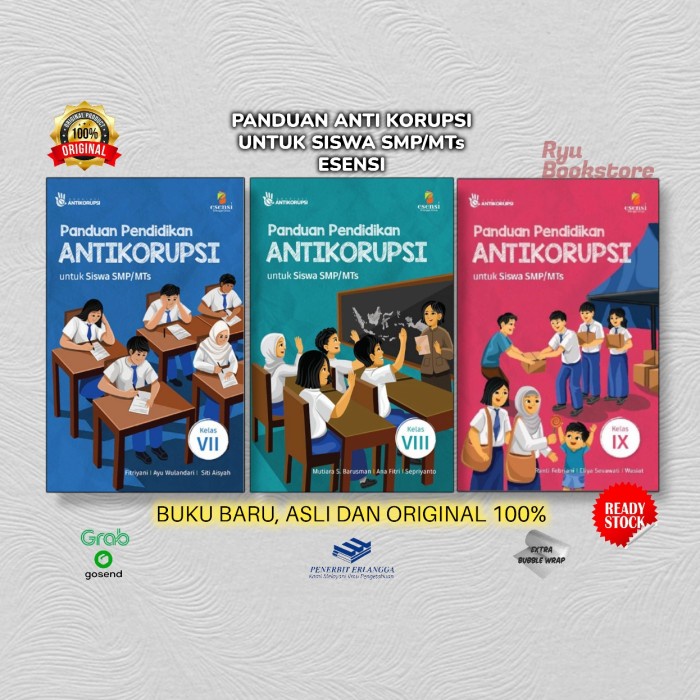 FLASH SALE BUKU PANDUAN PENDIDIKAN ANTI KORUPSI UNTUK SISWA SMP/MTS - ESENSI TERLARIS