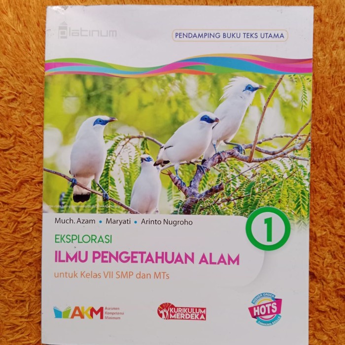 HOT SALE BUKU IPA SMP KELAS 7 PLATINUM TIGA SERANGKAI KURIKULUM MERDEKA TERBARU
