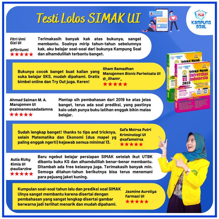 MUST HAVE SIMAK UI SOSHUM 2023 BY KAMPUNG SOAL - + BUBBLE WRAPTBK TERMURAH