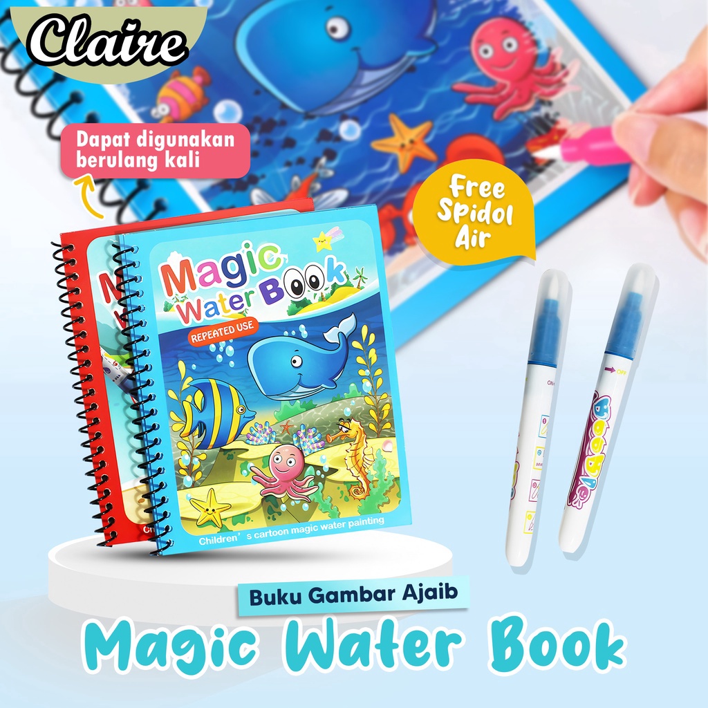 

PRODUCT TERMURAH Magic Water Book / Buku Gambar Dengan Air