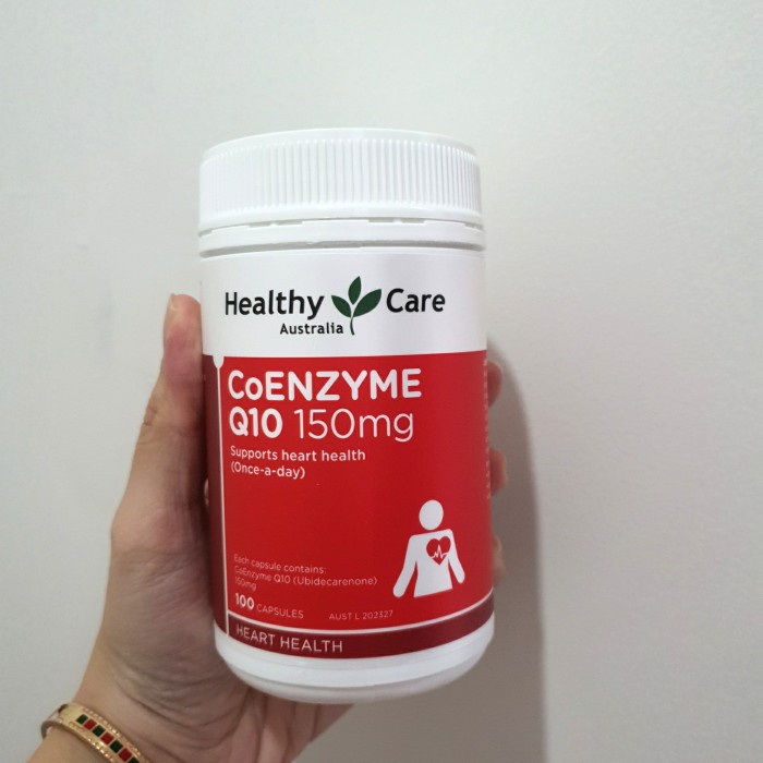 Thresba Healthy Care Coenzyme Co Enzyme Q10 Coq10 Coq 10 150Mg 150 Mg 100 Cap