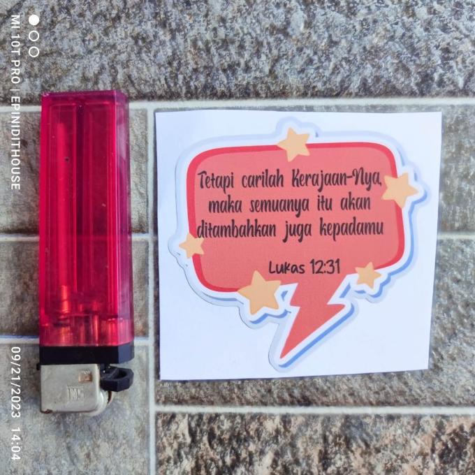 

Stiker Kristen Katolik Ayat Alkitab Petrus Yesaya Amsal Doa Motivasi - Langsung Kirim