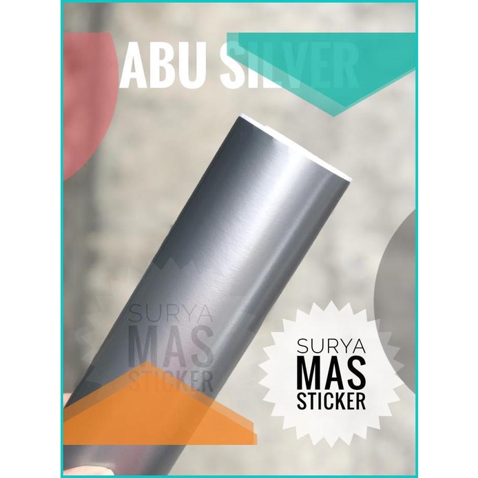 

stiker silver abu vinyl 20JVLZ3 sparepart