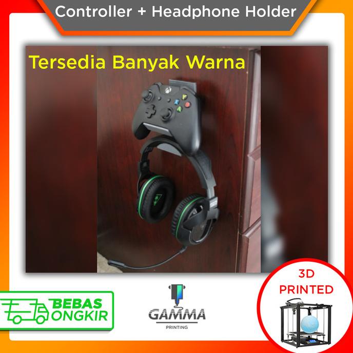 Controller + Headphone Holder Stand Hanger / Stik Stick Xbox Ps4