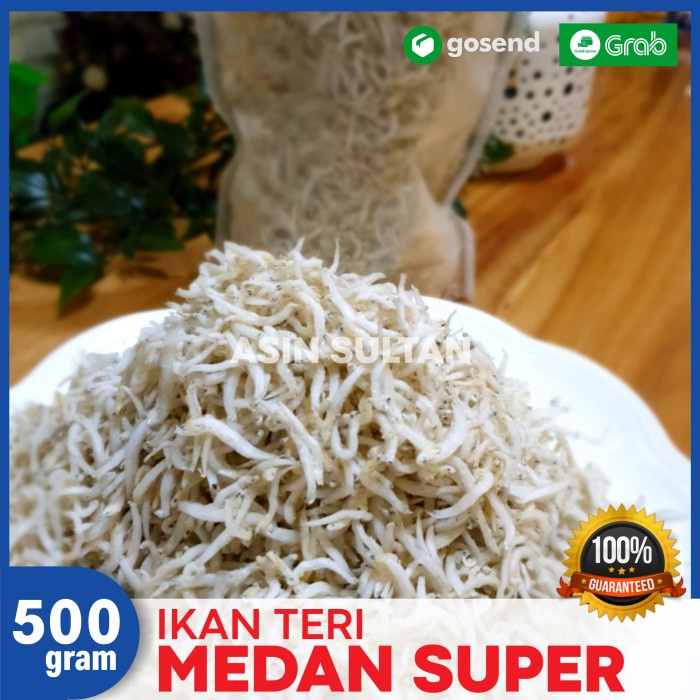 

PROMO Ikan Asin Ikan Teri Medan SUPER 500g. Ikan Teri Nasi SUPER 500g