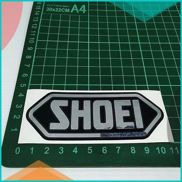 

Cutting Sticker Logo Helm SHOEI Chrome Silver 10x4cm 20JVLZ3 parts