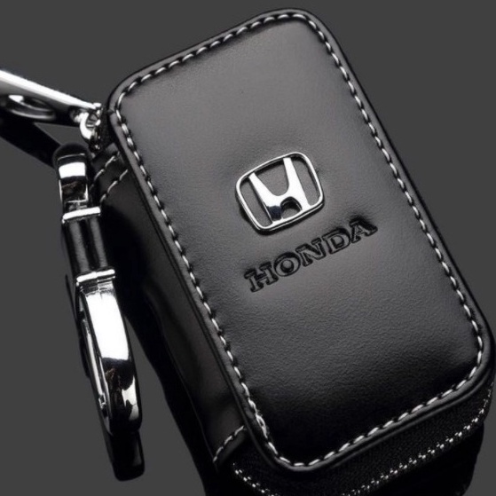 Promo Gantungan Kunci Dompet Kunci Mobil Kulit HONDA Ada Kotaknya DMB03.