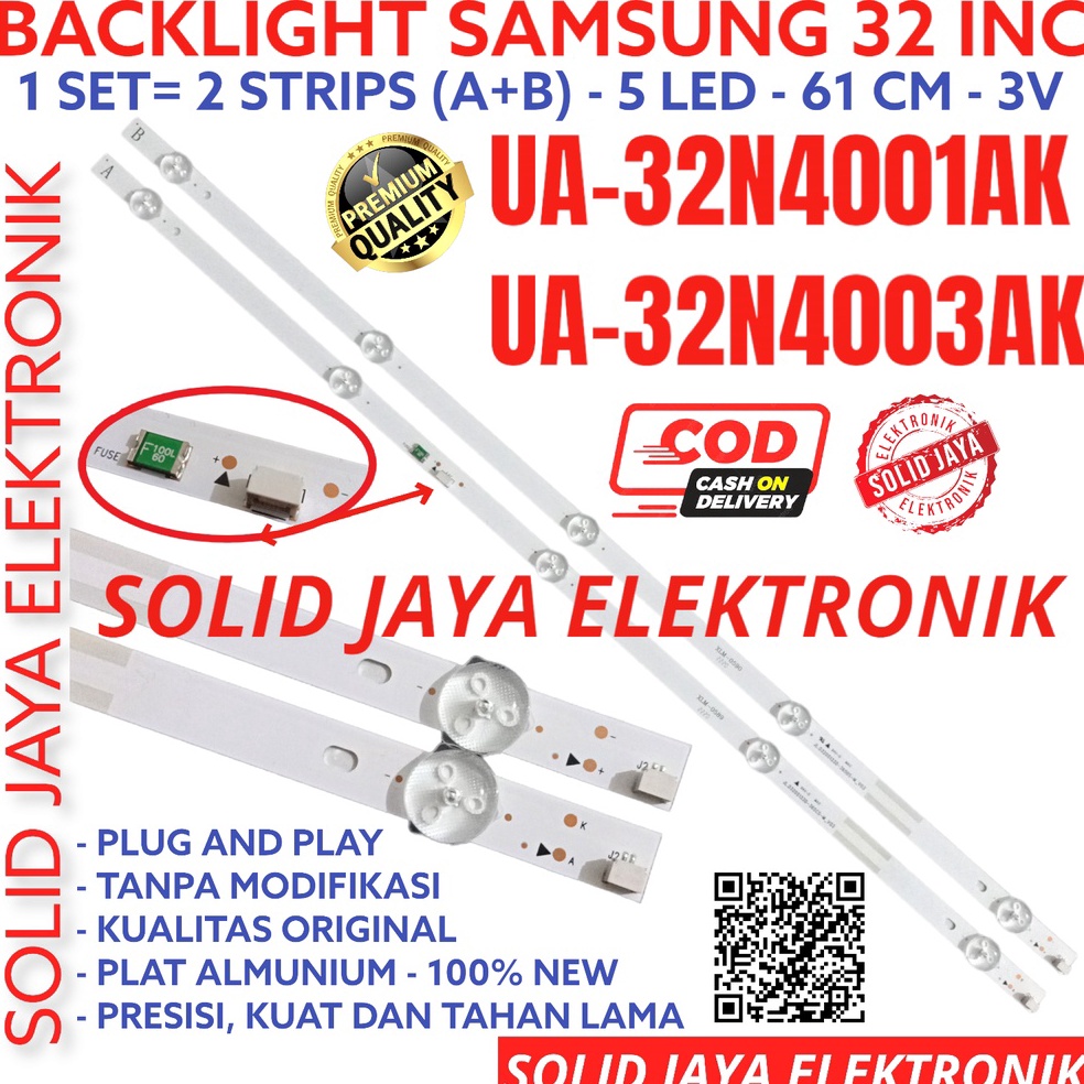 LANGSUNG ORDER BACKLIGHT TV LED SAMSUNG 32 INC UA 32N4001 32N4003 32N4001AK 32N4003AK UA32N4001AK UA