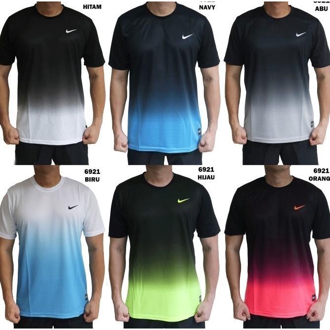 10.10 Kaos Olahraga Nike 6921 Pria Atasan Import Fitness Gym Sport Futsal Terbaru