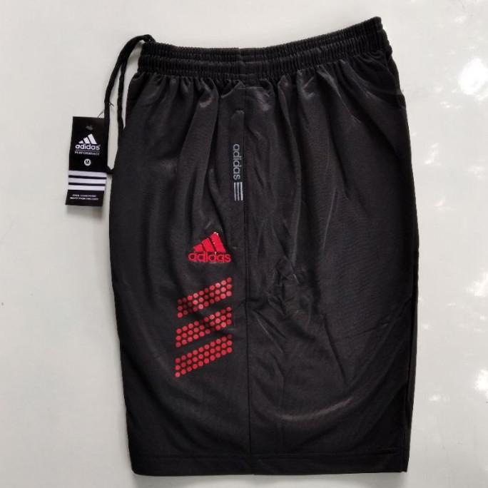Celana Pria Adidas Lari Gym Fitnes Saku Resleting Baru