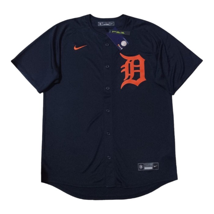 JERSEY NIKE MLB BASEBALL ORIGINAL DETROIT TIGERS BLACK