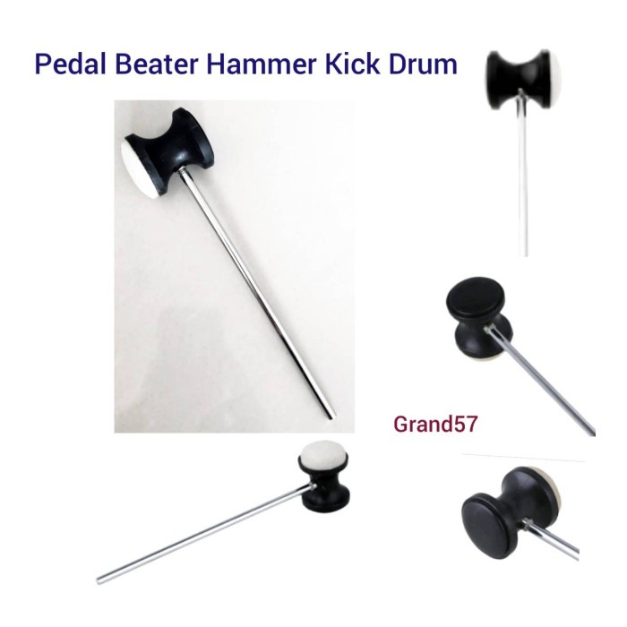 Pedal Beater Drum Hammer Head Kick Drum Beater Pedal Felt Head Mallet
