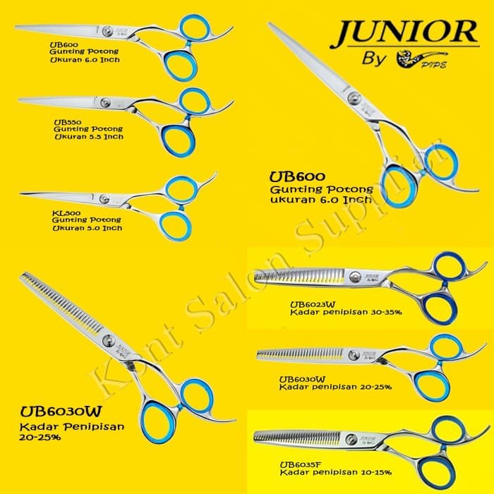 ✨Baru Gunting Potong Rambut 1 Set PotongPenipis Junior Pipe Ub550 Ub6030 Bisa Gojek
