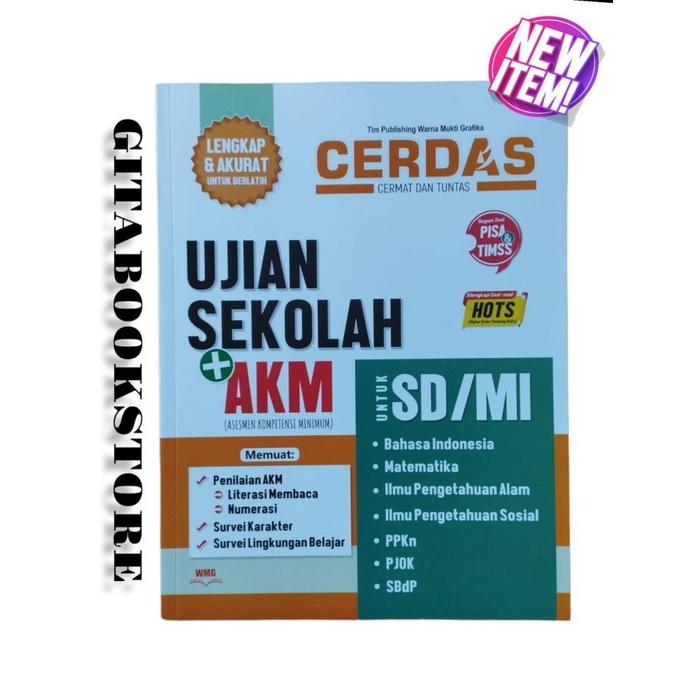 

Cerdas Ujian Sekolah Plus AKM SD/MI Terbaru 2022 Best Seller