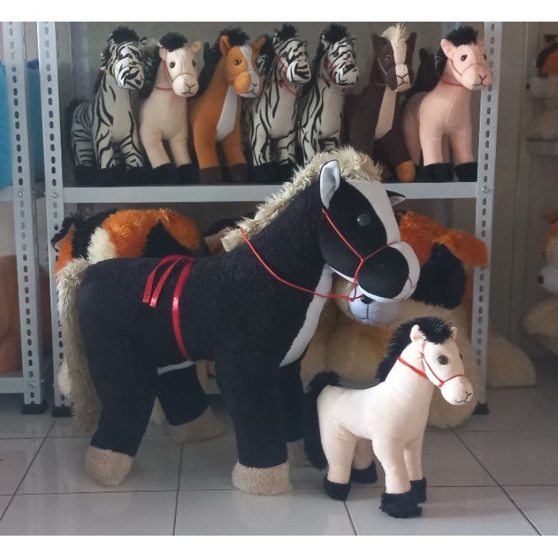 BONEKA KUDA STANDING JUMBO 1 meter SNI