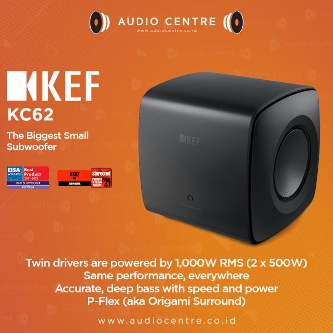 KEF KC62 Active Subwoofer the biggest small subwoofer