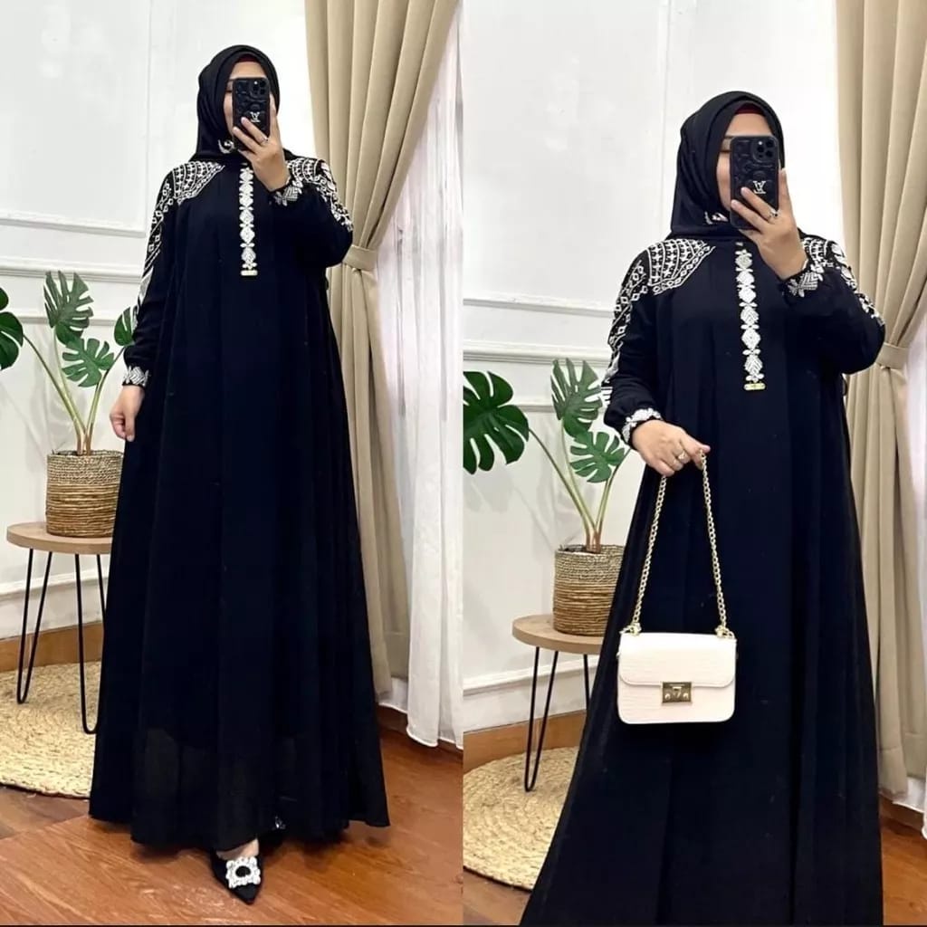 Gamis Wanita Dewasa Terbaru 2023 Viral Remaja Aesthetic Tunik Gamyes Batik Bawah Lutut Sampai Mata K