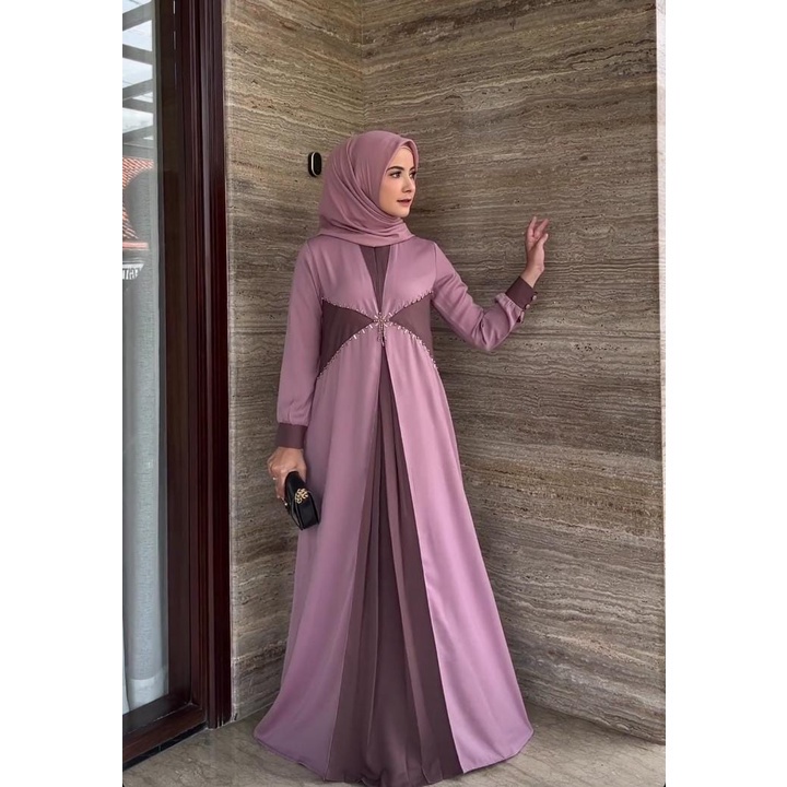 Gamis Wanita Dewasa Terbaru 2023 Viral Remaja Aesthetic Tunik Gamyes Batik Bawah Lutut Sampai Mata K