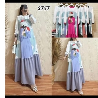Gamis Wanita Dewasa Terbaru 2023 Viral Remaja Aesthetic Tunik Gamyes Batik Bawah Lutut Sampai Mata K