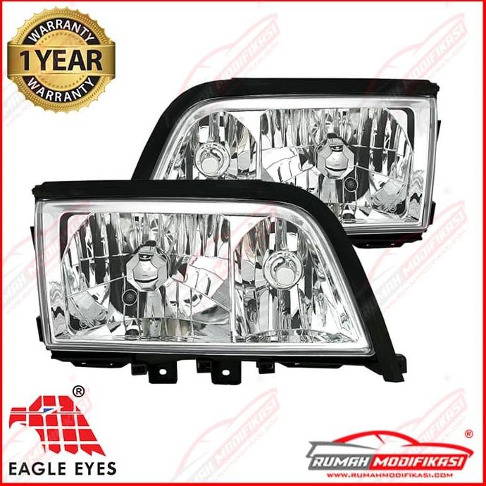 HEADLAMP - BENZ W202 1994-2000 - CRYSTAL - EAGLEEYES