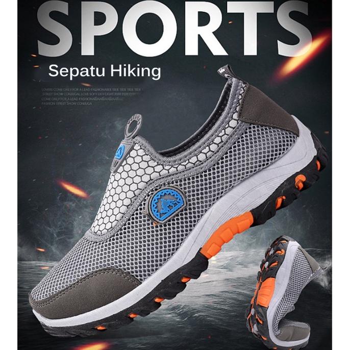 Sepatu Pria Sepatu Hiking Slip On Sepatu Outdoor Terbaru