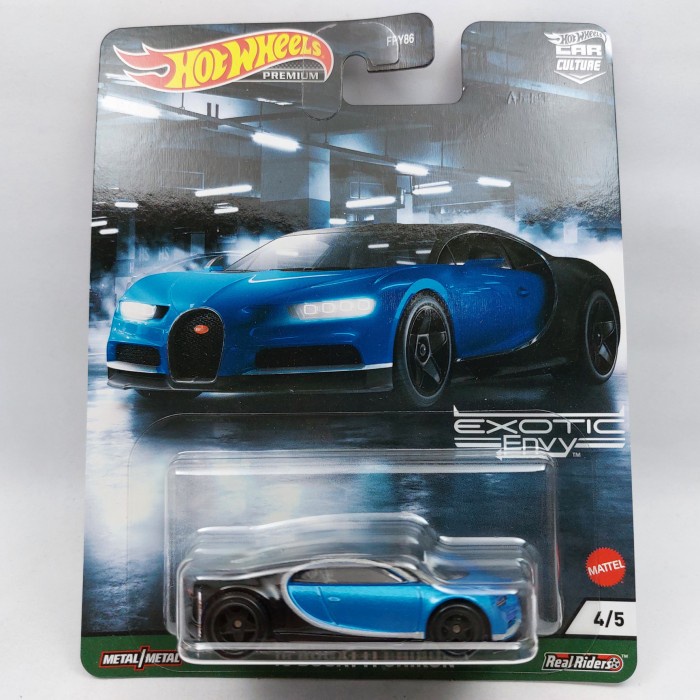 Promo Hot Wheels Premium Car - Exotic Envy 16 Bugatti Chiron Terbaru