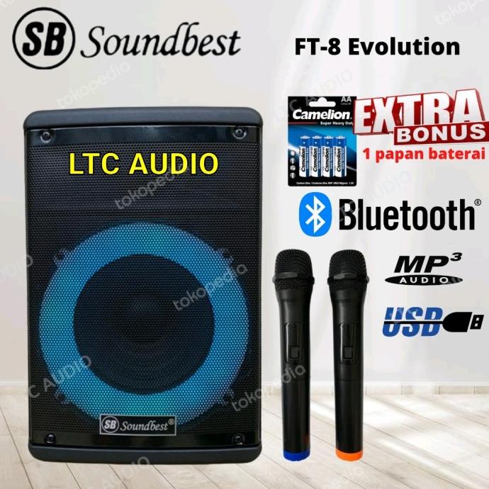 PORTABLE WIRELESS SOUNDBEST FT-8