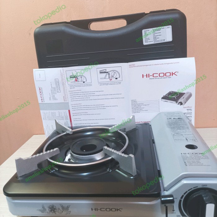 [Ori] Kompor Hi-Cook Kc 104 / Kompor Camping / Kompor Portable Hi-Cook Berkualitas