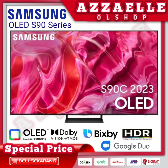 ✨Ori Samsung Oled 65S90C 4K Uhd Smart Digital Tv Qa65S90Cakxxd Qa65S90C Berkualitas