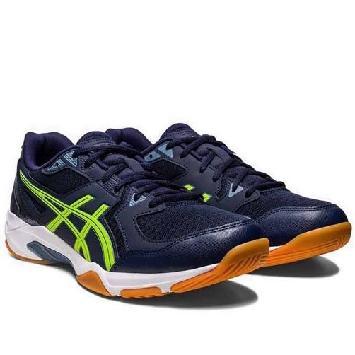 [Best Seller] Sepatu Badminton Pria Asics Gel Rocket 10 Men'S Badminton Shoes - Grey Terbatas
