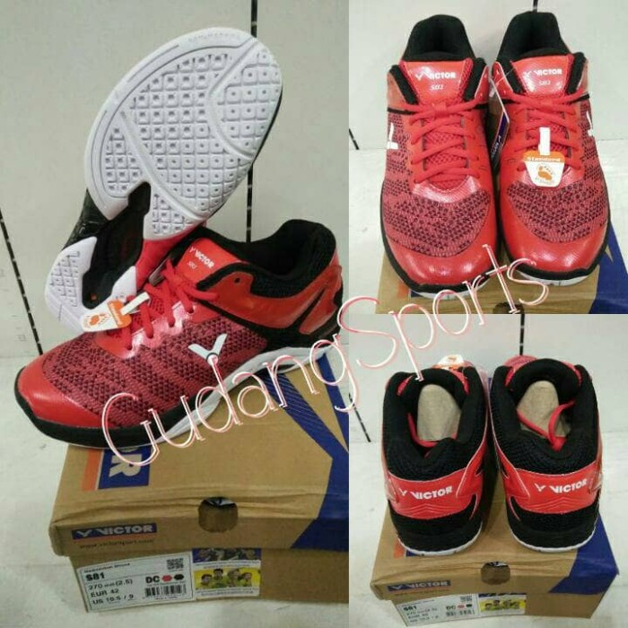 ✨Ori Sepatu Badminton Victor Shoes S81 Dc - Original Terbatas