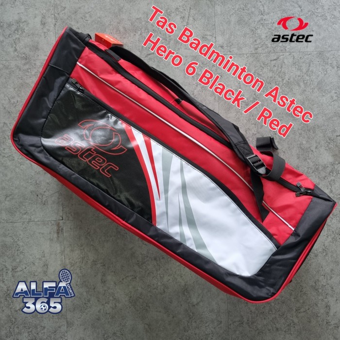 ✨Ori Tas Badminton Astec Hero Isi 6 - Tas Raket Bulutangkis Terbatas
