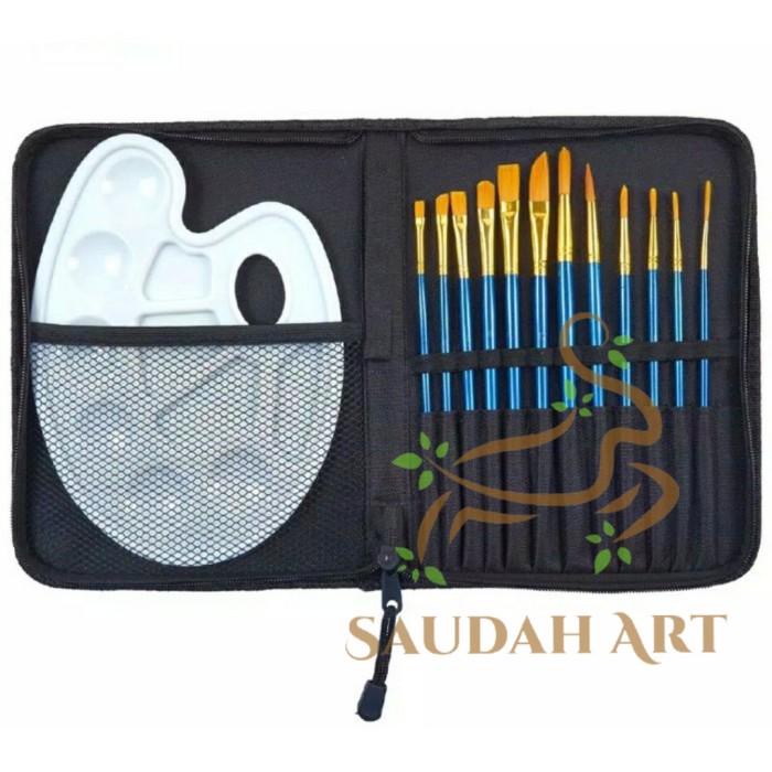 

Joyko Kuas Lukis Palet Set Brs-7 Alat Seni/Art Brush Pallete Ori Brs-7