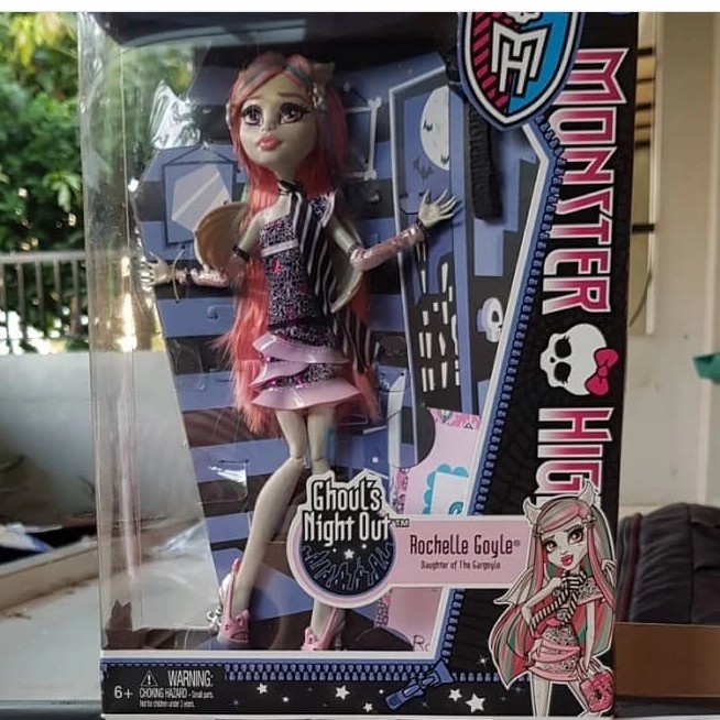 ✨Baru Monster High Rochelle Goyle Ghouls Night Out Original Mattel Barbie Berkualitas