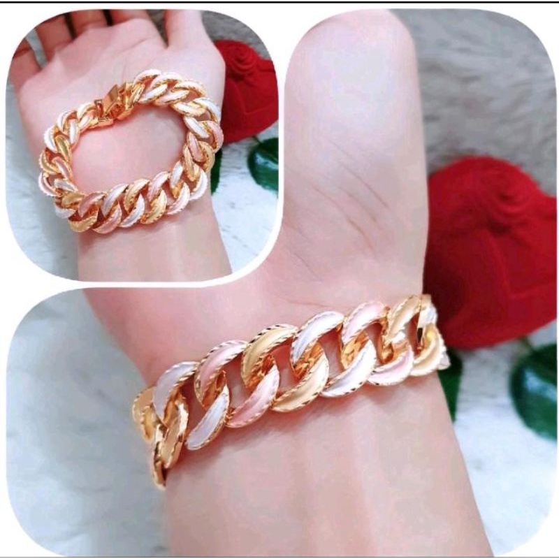 gelang tangan sisik naga aksesories motif lipan kombinasi