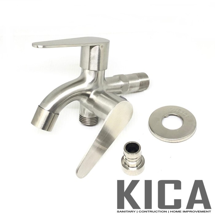 KERAN CABANG / KRAN SHOWER / KRAN CABANG AIR STAINLESS STEEL GROSIR ORIGINAL