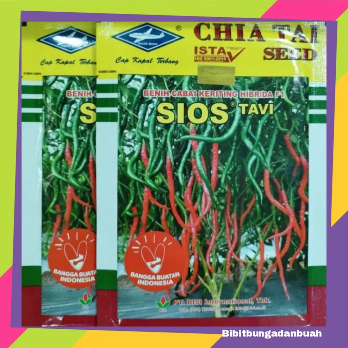 Benih Bibit Cabe Cabai Keriting F1 SIOS TAVI 10 gram Cap Kapal Terbang