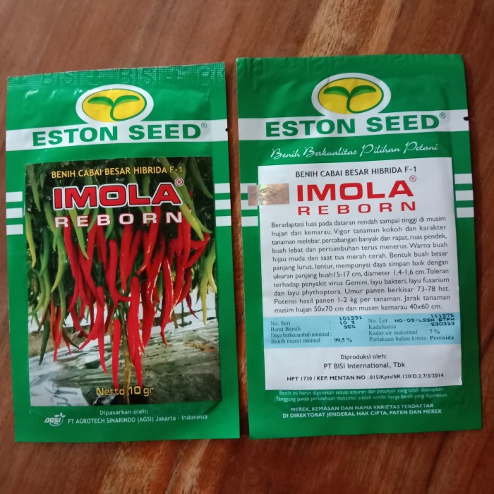 Bibit benih Cabe merah Besar IMOLA REBORN