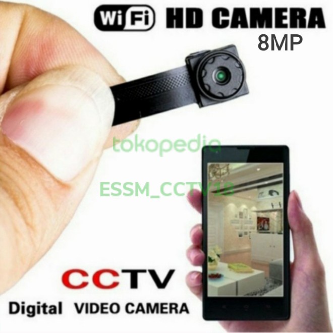 Terlaris Camera Spy Mini Camera Pengintai Tersembunyi 8Mp Full Hd